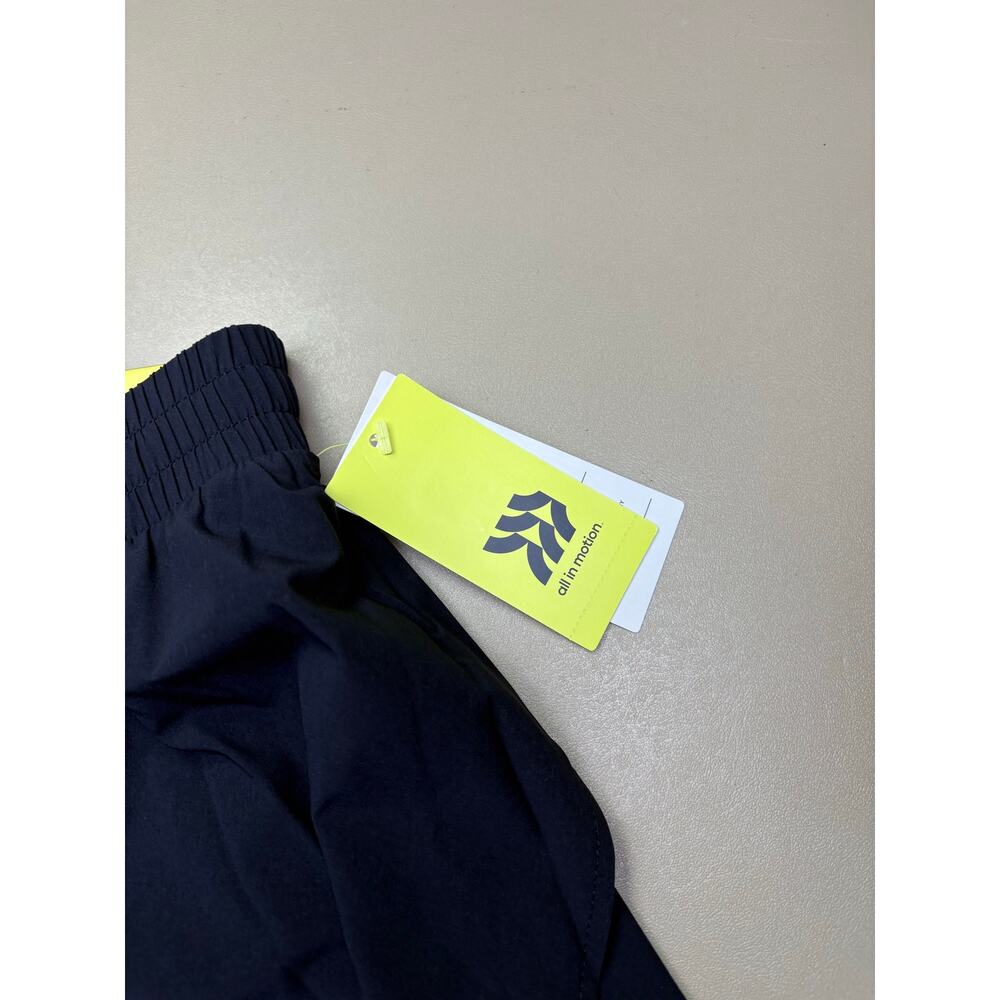 All in Motion Women’s Running Shorts Black Medium 3” Inseam Lined NWT Pockets - Picture 2 of 7